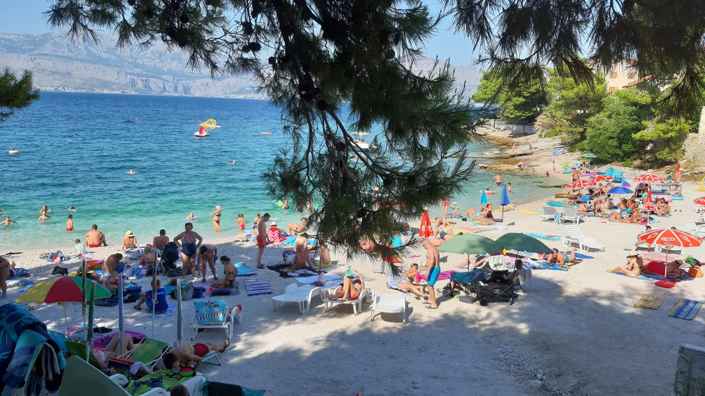 Mala Lozna beach is near Art apartments